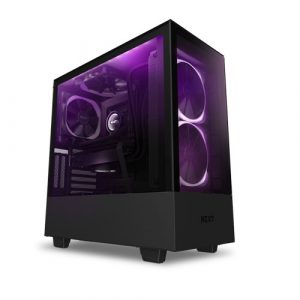 NZXT H Series H510 Elite Black Compact Premium Mid-Tower ATX Case CA-H510E-B1