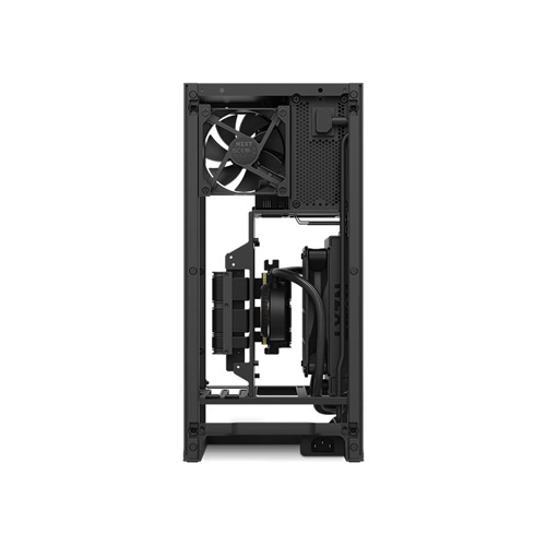 NZXT H1 Mini Version 2 ITX SFF Case with PSU, AIO and Riser Card – Matte Black CS-H11BB-IN