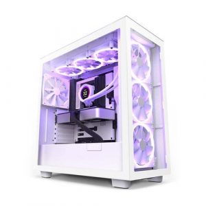 NZXT H7 Elite Mid-Tower White Cabinet CM-H71EW-01