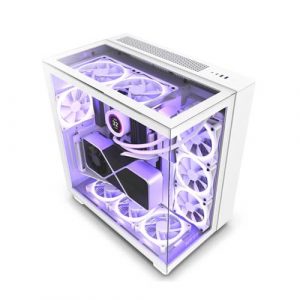 NZXT H9 Elite (ATX) Mid Tower Cabinet (White) CM-H91EW-01