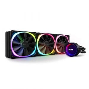 NZXT KRAKEN X73 ARGB All in one 360MM CPU Liquid Cooler AND CAM COMPATIBLE With AER RGB FAN RL-KRX73-R1