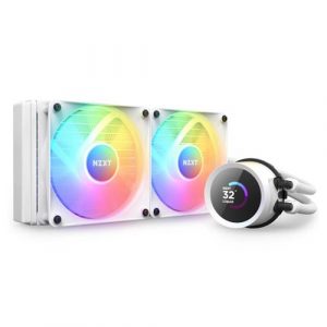 NZXT Kraken 240 RGB 240mm AIO Liquid Cooler with LCD Display RL-KR240-W1