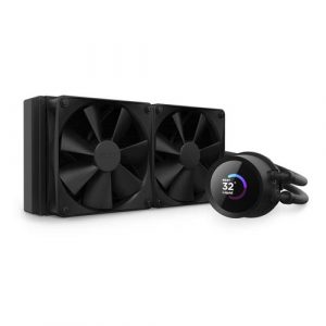 NZXT Kraken 240mm Aio Liquid Cooler With LCD Display RL-KN240-B1