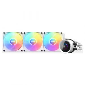 NZXT Kraken 360 RGB 360mm Aio Liquid Cooler Matte White RL-KR360-W1