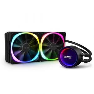NZXT Kraken X63 ARGB All In One 280mm CPU Liquid Cooler And CAM Compatible With AER RGB Fan RL-KRX63-R1