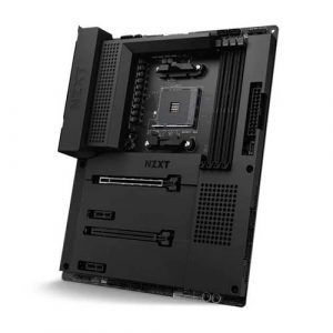 NZXT N7 B550 (WI-FI) Motherboard Matte Black Cover N7-B55XT-B1 (AMD SOCKET AM4/RYZEN 5000, 4000 AND 3000 SERIES CPU/MAX 128GB DDR4 4733MHZ MEMORY)