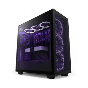 Nzxt H7 Flow (E-ATX) Mid Tower Cabinet (Black) CM-H71FB-01