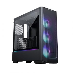 Phanteks Eclipse G360A Black Steel Tempered Glass ATX Mid Tower Cabinet PH-EC360ATG_DBK02