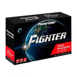 Powercolor Fighter AMD Radeon RX 6600 8GB GDDR6 Graphic Card AXRX 6600 8GBD6-3DH