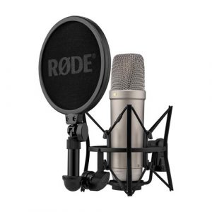 RODE NT1 5th Generation Large-Diaphragm Cardioid Condenser XLR/USB Microphone (Silver) NT1GEN5