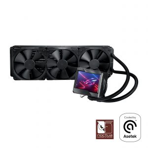 ASUS ROG RYUJIN II 360 all-in-one liquid CPU cooler with 3.5″ LCD