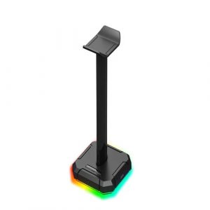 Redragon HA300 Scepter Pro Headset Stand RGB Backlit Gaming Headphone Stand with Aluminum Supporting Bar