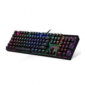 Redragon Mitra K551 – 104 Wired Mechanical Keyboard RGB Black (Blue Switch)