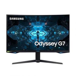 SAMSUNG Odyssey G7 QLED QHD 1000R 1ms 240hz with HDR600 27 Inch Gaming Monitor LC27G75TQSWXXL