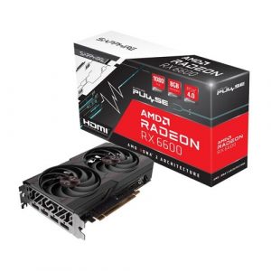 SAPPHIRE PULSE Radeon RX 6600 8GB GDDR6 PCI Express 4.0 Graphic Card 11310-01-20G