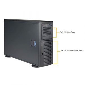 SUPERMICRO SYS-7049A-T BLACK – 4U Workstation for Virtualization and Multi Tasking
