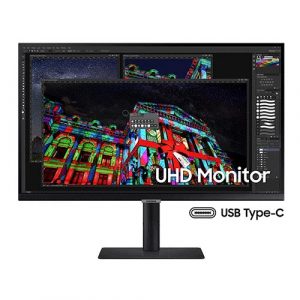 Samsung 27 Inch UHD High Resolution Monitor with USB-C LS27A800UJWXXL