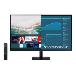 Samsung 32″ Smart Monitor With Mobile Connectivity LS32AM500NNXZA