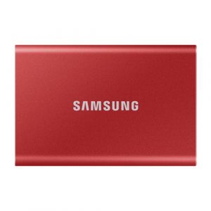 Samsung T7 Portable SSD 2TB USB 3.2 External Solid State Drive Red MU-PC2T0R/AM