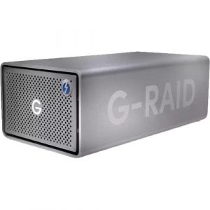 SanDisk Professional G-RAID 2 8TB 2-Bay RAID Array (2 x 4TB, Thunderbolt 3 / USB 3.2 Gen 1 ) SDPH62H-008T-MBAAD