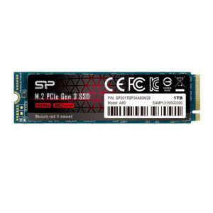 Silicon Power 1TB NVMe PCIe Gen3 x4 M.2 2280 SSD SP001TBP34A80M28