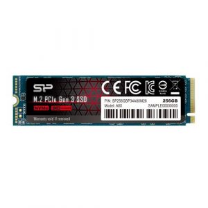 Silicon Power 256GB NVMe PCIe Gen3 x4 M.2 2280 SSD SP256GBP34A80M28