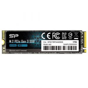 Silicon Power P34A60 1TB M.2 NVMe Internal SSD SP001TBP34A60M28