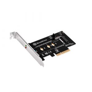 SilverStone ECM21-E Screwless PCI-E Gen 4 M.2 PCIe/NVMe SSD Adapter Card SST-ECM21-E