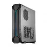 SilverStone Slim Mini-ITX Case with RGB Light Strip RVZ03B-ARGB