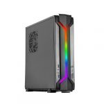 SilverStone Slim Mini-ITX Case with RGB Light Strip RVZ03B-ARGB