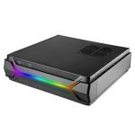 SilverStone Slim Mini-ITX Case with RGB Light Strip RVZ03B-ARGB