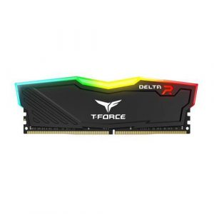 TEAMGROUP T-Force Delta RGB Series 8GB (8GBX1) DDR4 3200MHZ Black Memory TF3D48G3200HC16C01