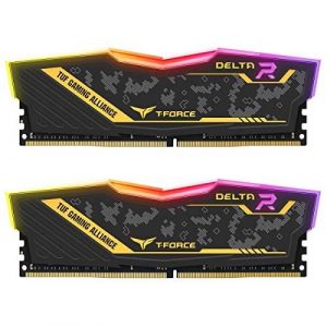 TEAMGROUP T-Force Delta RGB TUF Gaming Alliance 32GB (2x16GB) 3200MHz Memory TF9D432G3200HC16CDC01