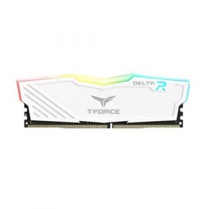 TeamGroup T-Force Delta RGB 16GB (16GBx1) DDR4 3200MHz White Memory TF4D416G3200HC16F01