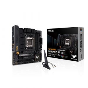 ASUS TUF GAMING B650M-PLUS WIFI AMD Ryzen B650 AM5 Micro-ATX Motherboard