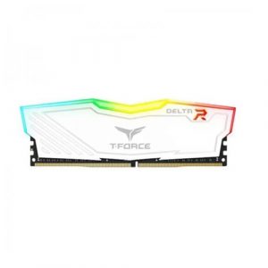 TeamGroup T-Force Delta RGB 8GB (8GBx1) DDR4 3200MHz White TF4D48G3200HC16F01