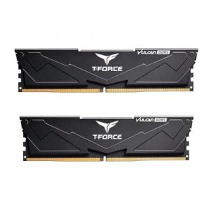 TeamGroup T-Force Vulcan 16GB (8GBx2) DDR5 5200MHz (Black) Memory FLBD516G5200HC40CDC016