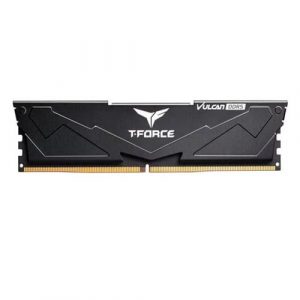 TeamGroup T-Force Vulcan Series 8GB (8GBx1) DDR5 5200MHz Black Memory FLBD58G5200HC40C01