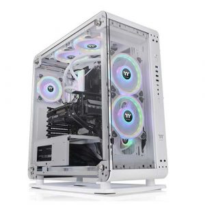 Thermaltake Core P6 Tempered Glass Snow Mid Tower White Chassis CA-1V2-00M6WN-00