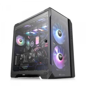 Thermaltake View 51 ARGB (E-ATX) Full Tower Cabinet With Tempered Glass Side Panel (Black) CA-1Q6-00M1WN-00