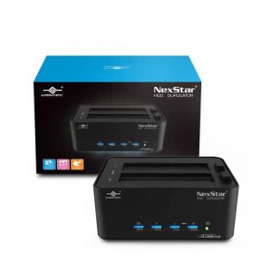 Vantec NexStar NST-DP100S3 SATA 2.5” & 3.5” Hard Drive Duplicator Dock with USB 3.0