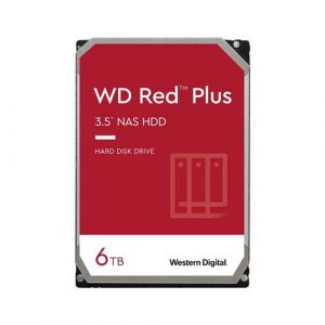 WD Red Plus 6TB NAS 3.5 Inch 5640 RPM Hard Disk Drive WD60EFZX