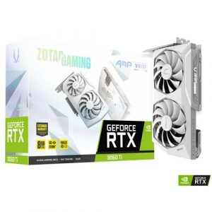 ZOTAC GAMING GeForce RTX 3060 Ti AMP White Edition LHR Graphic Card ZT-A30610F-10PLHR