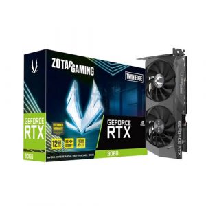 ZOTAC GAMING GeForce RTX 3060 Twin Edge 12GB LHR GDDR6 Graphic Card ZT-A30600E-10M