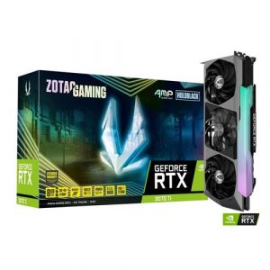 ZOTAC GAMING GeForce RTX 3070 Ti AMP Extreme Holo 8GB LHR GDDR6X Graphic Card ZT-A30710B-10P