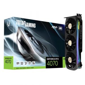 Zotac Gaming GeForce RTX 4070 AMP AIRO 12GB GDDR6X Graphic Card ZT-D40700F-10P
