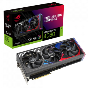 ASUS ROG Strix GeForce RTX 4080 16GB GDDR6X OC Edition Graphic Card ROG-STRIX-RTX4080-O16G-GAMING