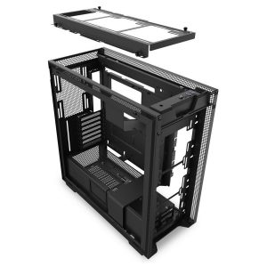 NZXT H Series H710 Matte Black Mid-Tower Case with Tempered Glass CA-H710B-B1