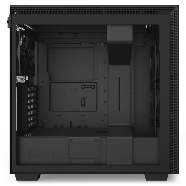 NZXT H Series H710 Matte Black Mid-Tower Case with Tempered Glass CA-H710B-B1