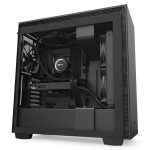 NZXT H Series H710 Matte Black Mid-Tower Case with Tempered Glass CA-H710B-B1